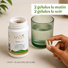 Load image into Gallery viewer, TRICÉA CAPS: complément alimentaire pour la force, la beauté et la pousse des cheveux